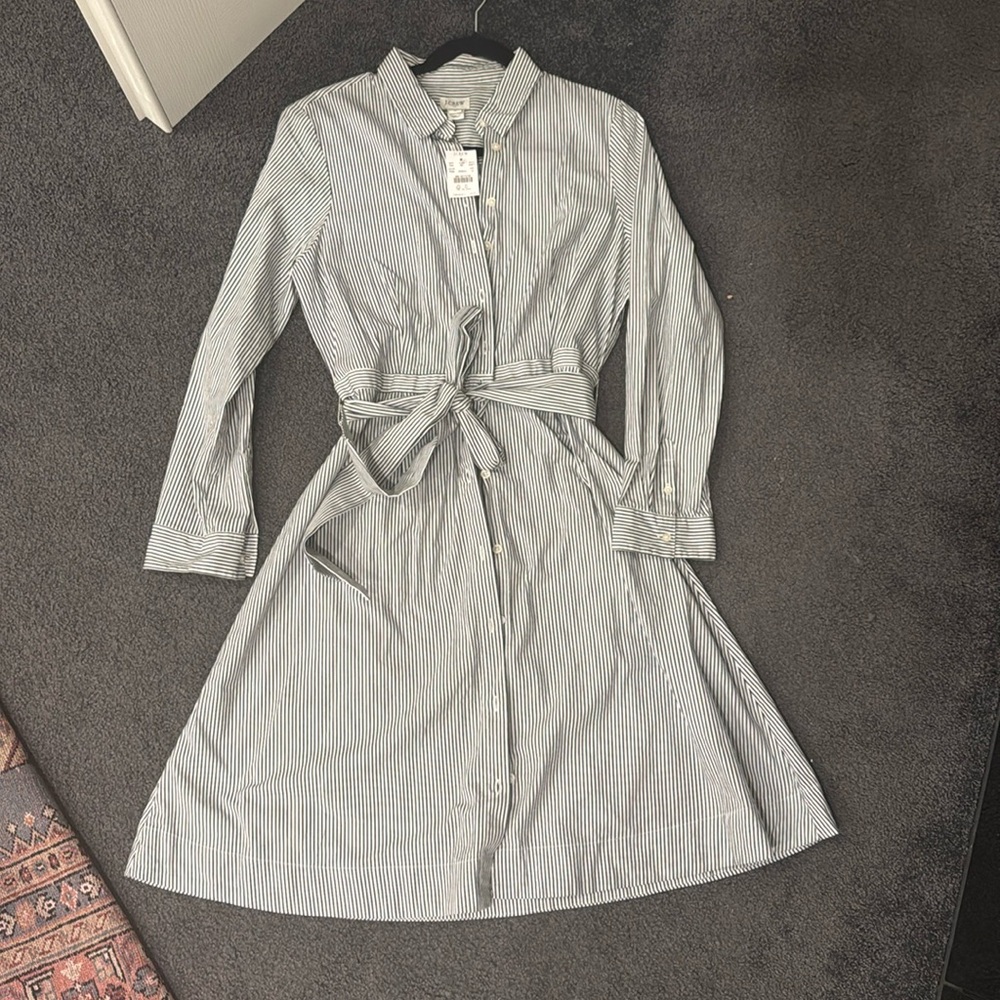 Jcrew striped dress